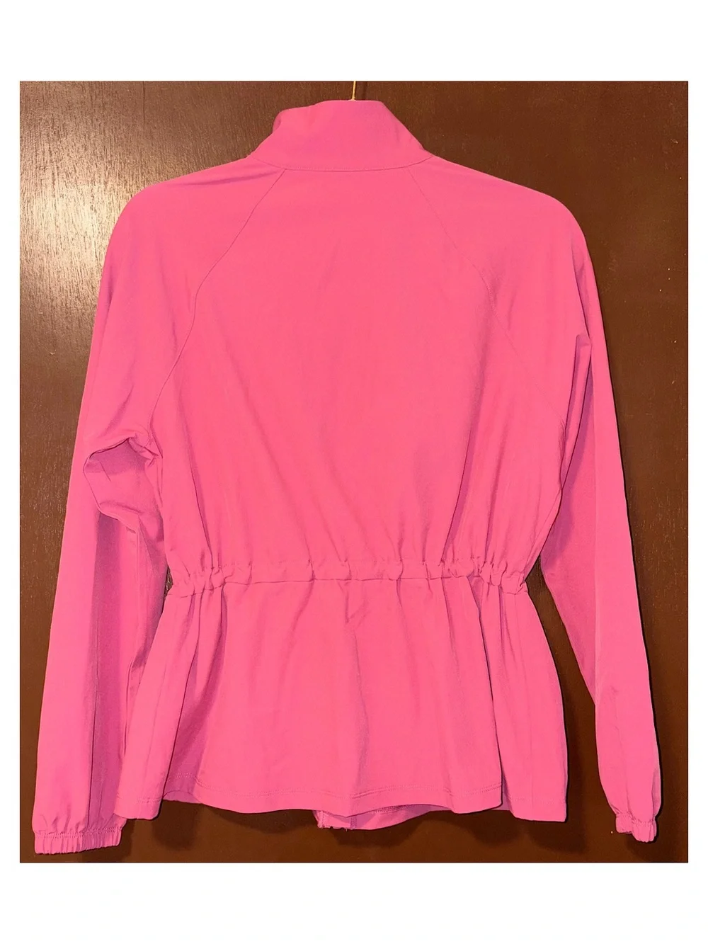 All in Motion Woven Peplum Jacket (Berry Pink - Extra Small)